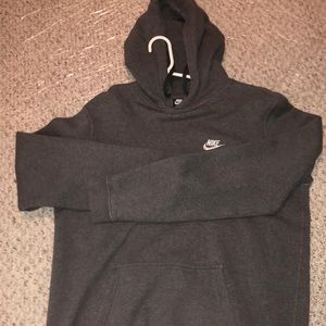 Dark Grey Nike hoodie.